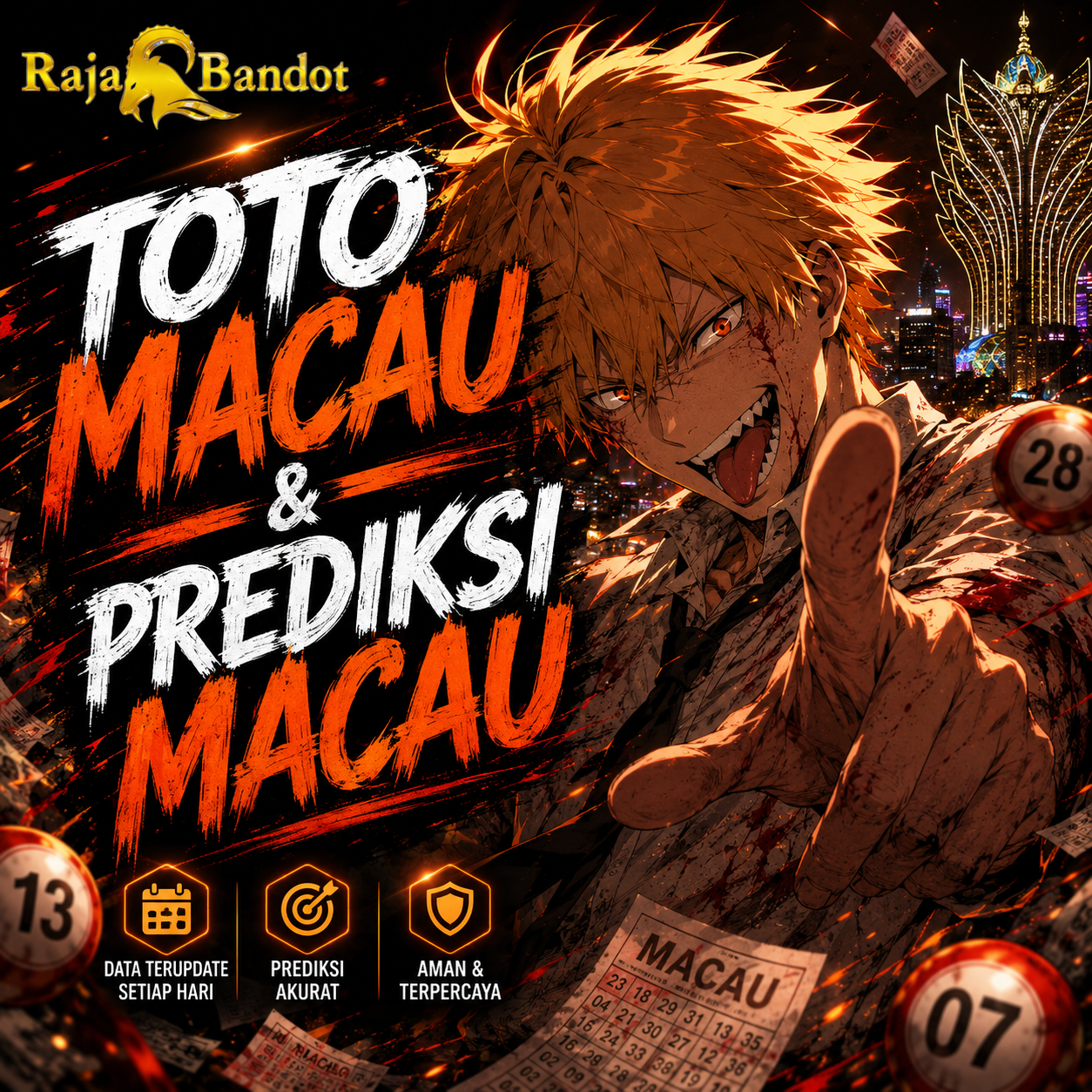 RAJABANDOT: Platform Pengeluaran Data Toto Macau | Prediksi Macau Akurat by Hey siriusly